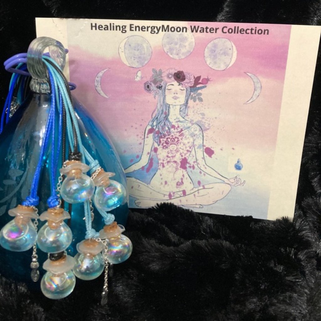 Blue Moon Water Energy Goddess Necklace